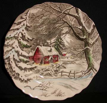 J & G Meakin Welcome Home Plate