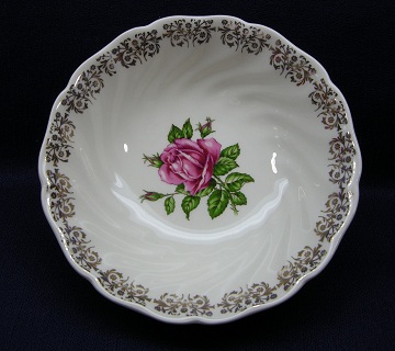 Johnson Brothers [Sovereign Potters] June Roses Bowl - Cereal/Soup