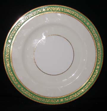 Minton Ivory & Green H4049 Plate - Dinner