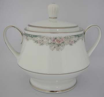 Noritake Enhancement  4035 Sugar Bowl & Lid