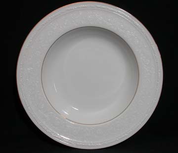 Noritake White Cliff - 4083 Bowl - Soup/Rim