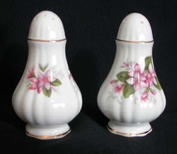 Paragon Canadian Provincial Flowers - Mayflower Salt & Pepper Set