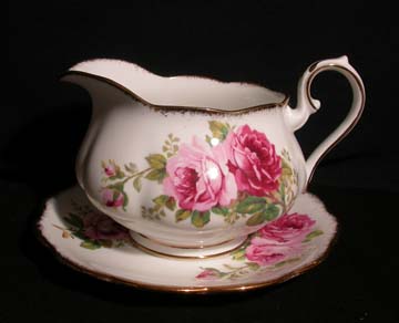 Royal Albert American Beauty Gravy Boat & Underplate