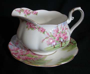 Royal Albert Blossom Time Gravy Boat & Underplate
