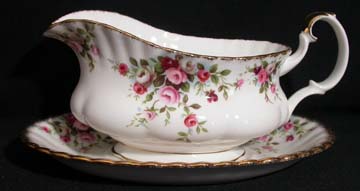 Royal Albert Cottage Garden Gravy Boat & Underplate