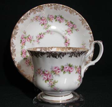 Royal Albert Dimity Rose Cup & Saucer