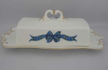 Royal Albert Nova Scotia Tartan Oblong Butter Dish