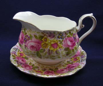 Royal Albert Serena Gravy Boat & Underplate