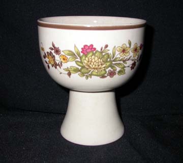 Royal Doulton - Lambethware Gaiety - Brown - LS1014 Pedestal Bowl