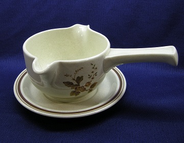 Royal Doulton - Lambethware Ravel  LS 1037 Gravy Boat & Underplate