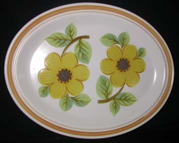 Royal Doulton - Lambethware Summer Days LS1002 Vegetable Bowl - Oval