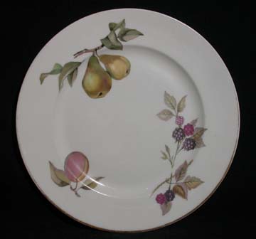 Royal Worcester Evesham Plate - Salad