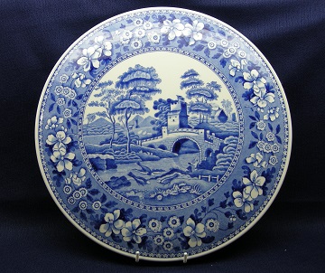 Spode Tower - Blue Round Serving Platter