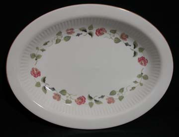 Wedgwood India Rose Vegetable Bowl - Oval