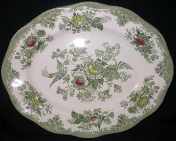 Wedgwood Kent - Green/Multicolor Platter