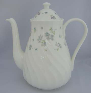 Wedgwood April Flowers Coffee Pot & Lid - Large