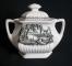 Adams Minuet - Black Sugar Bowl & Lid