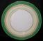 Aynsley #7249 - Green Band Plate - Dinner