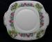Crown Staffordshire Evangelines  Acadian Gardens Plate - Cake/Handled