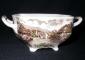 Johnson Brothers Olde English Countryside - Brown/Multicolor Sugar Bowl & Lid - No Lid - Handles