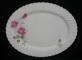 Johnson Brothers Regency - Pink Flowers/Green Leaves/Silver Edge Platter
