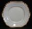 Limoges White w/Gold Band/Hearts Plate - Cake/Handled