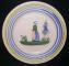 Quimper Henriot Plate - Bread & Butter - Woman