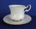 Royal Albert Chantilly - Platinum Cup & Saucer - Demitasse