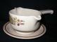 Royal Doulton - Lambethware Gaiety - Brown - LS1014 Gravy Boat & Underplate