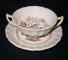 Royal Doulton Grantham D5477 Cream Soup & Saucer Set - Footed