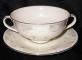 Royal Doulton Kathleen  H5091 Cream Soup & Saucer Set - Footed