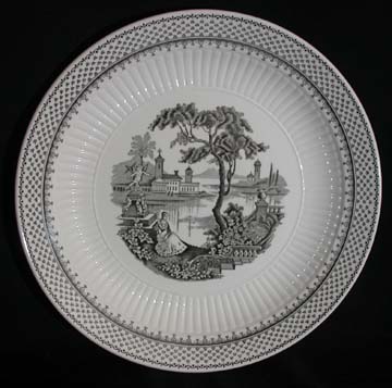 Adams Minuet - Black Plate - Dinner