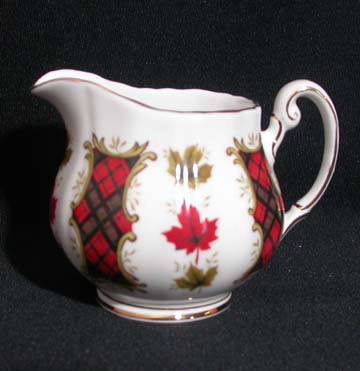 Royal Adderley Maple Leaf Tartan Creamer - Small