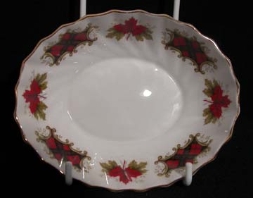 Royal Adderley Maple Leaf Tartan Sweet Dish