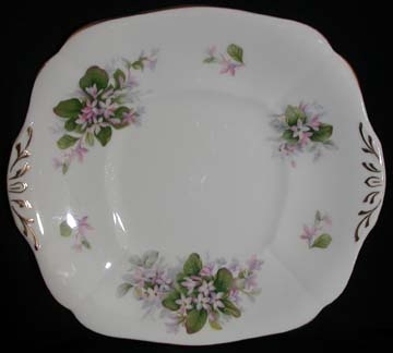 Royal Adderley Mayflower Plate - Cake/Handled