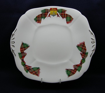 Adderley New Brunswick Tartan Plate - Cake/Handled