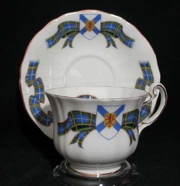 Adderley Nova Scotia Tartan Cup & Saucer