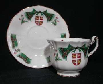 Royal Adderley Newfoundland Tartan Cup & Saucer