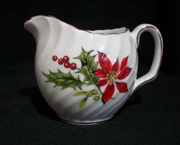 Royal Adderley Poinsettia Creamer - Large