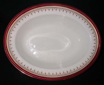 Aynsley Durham 1646 - Plain Edge Vegetable Bowl - Oval