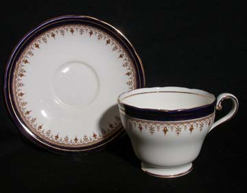 Aynsley Leighton - Blue Cup & Saucer