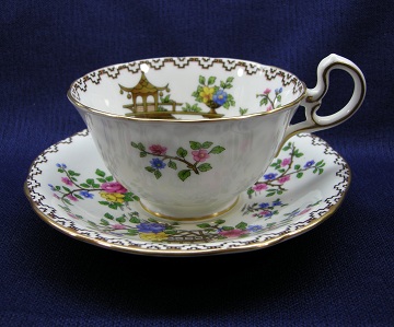 Aynsley Pagoda 694635 Cup & Saucer