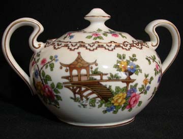 Aynsley Pagoda 694635 Sugar Bowl & Lid