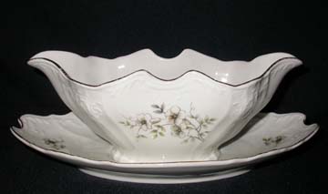 Bernadotte Blossom Gravy Boat & Underplate