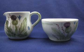 Buchan Thistleware Cream & Sugar Set - Small