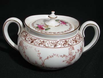 Cauldon Floral Melody V9808 Sugar Bowl & Lid