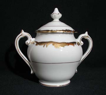 Coalport Admiral - Gold - 9359 Sugar Bowl & Lid