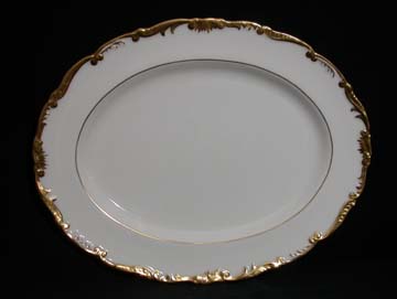 Coalport Admiral - Gold - 9359 Platter