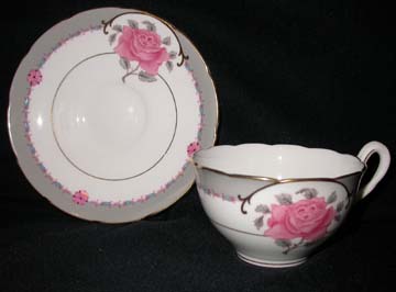 Coalport Aristocrat/Democrat Cup & Saucer