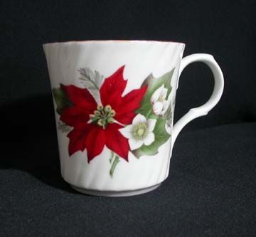 Crown Trent Poinsettia Mug